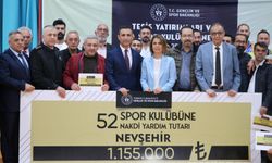 Spor kulüplerine 1 milyon 125 bin TL yardım yapıldı