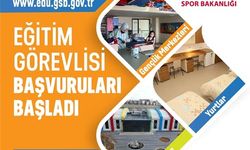 Gençlik ve Spor İl Müdürlüğü eğitim görevlisi başvuruları başlıyor