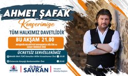 Ahmet Şafak konseri bu akşam saat 21.00'de