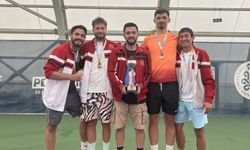 NEVÜ Erkek Tenis Takımı tenis müsabakalarından ikincilikle döndü