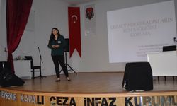 NEVÜ NÜKÇAM’dan cezaevinde konferans