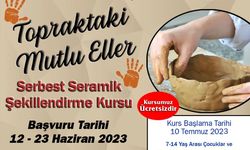 Serbest Seramik Şekillendirme Kursu kayıtları başladı