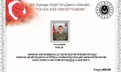 Özcan Kaya Kutsal Vazifesini Yerine Getirirken Şehit Düştü