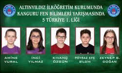 Kanguru Fen Bilimleri yarışmasında Altınyıldız öğrencilerinden derece