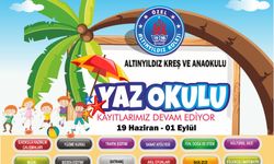 Altınyıldız Kreş ve Anaokulunda yaz okulu