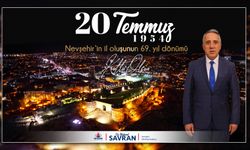 Başkan Savran Nevşehir’in il oluşunun 69. yıl dönümünü kutladı