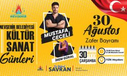 Nevşehir Belediyesi’nden 30 Ağustos Zafer Bayramı’na özel konser