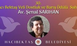 Hacı Bektaş Veli Dostluk ve Barış Ödülü’nün sahibi belli oldu