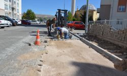 Gülşehir TOKİ’de yol yapım çalışması sürüyor