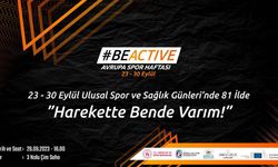 Avrupa Spor Haftası “Be Actıve Etkinliği” düzenlenecek