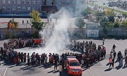 Nevşehir’de okullarda afet tatbikatları ve eğitimleri gerçekleştirildi