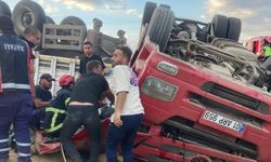 Nevşehir'de kamyonun devrilmesi sonucu 1 kişi hayatını kaybetti