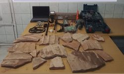 İzinsiz kazı yapan 7 kişiye suçüstü