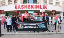 Sağlık-Sen’den İsrail’e protesto (video)