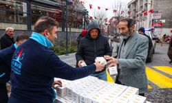 Nevşehir Belediyesinden kandil simidi ikramı