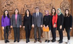Nevşehir KADEM yöneticileri Rektör Aktekin’le görüştü