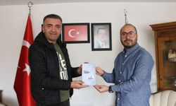 Eğitimci Ahmet Bahadır’dan Muşkara Gazetesi’ne ziyaret