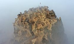 Turistler Kapadokya'da "sis denizi"ni izliyor (video)