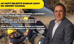 “Yaklaşık 1 milyar TL’lik yatırımla şehrimizin altyapı problemini çözeceğiz”