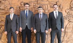 Kaymakamlardan Rektör Aktekin’e ziyaret
