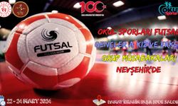 Futsal Gençler Kız - Erkek Grup Müsabakaları Nevşehir’de