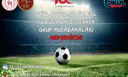 Okul Sporları Futbol Yıldızlar Grup Müsabakaları Nevşehir'de