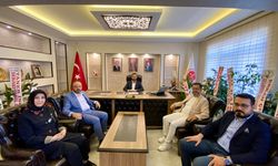 AK Parti heyetinden Meclis Başkanı Feralan’a ziyaret