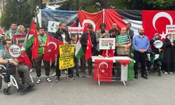 Gazze için Nevşehir’de eylem başlatıldı