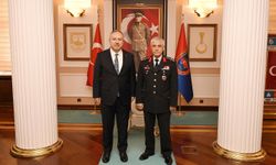 Vali Fidan’dan Jandarma Genel Komutanı Çetin’e ziyaret