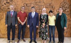 Dr. Uzma Syed NEVÜ Rektörü Aktekin’i ziyaret etti