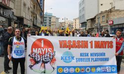 Eğitim Sen Nevşehir’de 1 Mayıs’ı kutladı