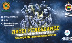 Fenerbahçe - Panathinaikos karşılaşması için dev ekran kuruluyor