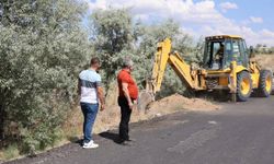 Göreme- Nevşehir bağ yolu çalışmaları sürüyor