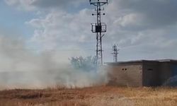 Gülşehir'de 25 dönüm ekili alan yandı