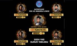 YKS’nin şampiyonu yine Altınyıldız Koleji Fen ve Anadolu Lisesi