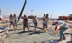 Kahveci Dağı’na ilk beton atıldı