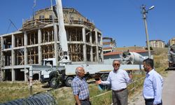 Müftü Güzel, Sucuzade Camii inşaatını inceledi