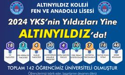 Altınyıldız’da 142 öğrenci Türkiye’nin en seçkin üniversitelerine yerleşti