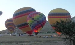 Kapadokya'da balon uçuşları iptal edildi