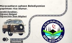 Karapınar Belediyesi yine öğrencilerin yanında