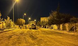 Derinkuyu Belediyesi gece gündüz demeden çalışıyor