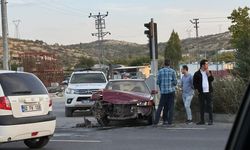 Ürgüp Caddesi’nde maddi hasarlı kaza