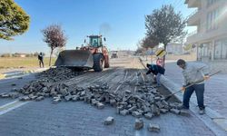 Avanos'ta Saruhan Caddesi trafiğe kapatıldı