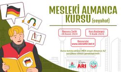 Seyahat içerikli Mesleki Almanca Kursu açılıyor