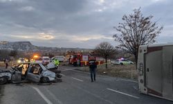 Ürgüp’te feci kaza: 24 yaralı