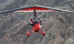 Kapadokya turizmine “microlight” ile yeni soluk (video)