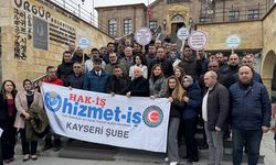 Hizmet-İş Sendikası, Ürgüp Belediyesini protesto etti (video)