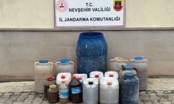 Sahte içki operasyonunda 471 litre şarap ele geçirildi