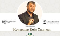 Muhammed Emin Yıldırım Nevşehir’e geliyor