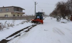 Derinkuyu Belediyesi karla mücadelesini sürdürüyor